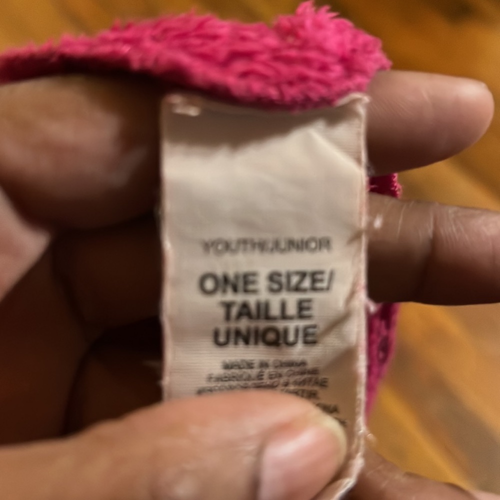 Pink The North Face scarf youth/junior - Picture 3 of 3